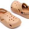 KiddoSteps EVA Toddler Clogs Breathable Mesh Shoes Apricot Blue Pink-5