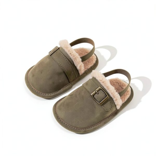 Baby Clogs and Mules for Unisex Infants and Toddlers - Soft Suede-3