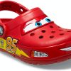 Crocs Crocband Cars Lightning McQueen Toddler Clogs Red Size 5-12-8