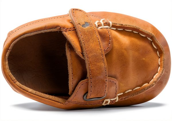 Ralph Lauren Layette Captain EZ K Infant Moccasin Crib Shoe Tan-2