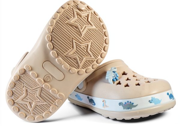 First Steps 9-12 Months Infant Taupe Clogs-3