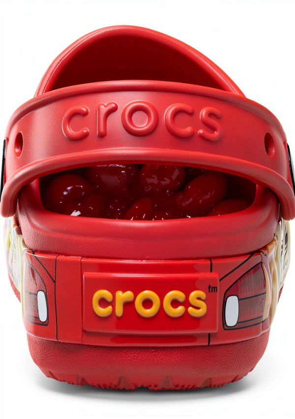 Crocs Crocband Cars Lightning McQueen Toddler Clogs Red Size 5-12-1