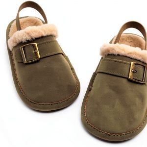 Baby Clogs and Mules for Unisex Infants and Toddlers - Soft Suede-0