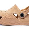 KiddoSteps EVA Toddler Clogs Breathable Mesh Shoes Apricot Blue Pink-1