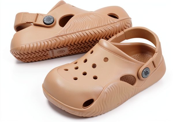 KiddoSteps EVA Toddler Clogs Breathable Mesh Shoes Apricot Blue Pink-3