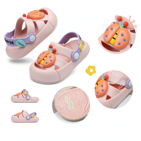 Comfortable Unisex Garden Clogs for Kids - Soft EVA Sole, Adjustable-1