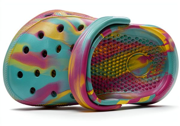 KidStep Garden Clogs for Boys – Iridescent Pinkish White 1.5‑13-4
