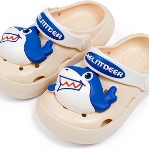 KiddoSteps Unisex Toddler Garden Clogs EVA Adjustable Slip-On Shoes-0