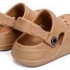 KIDSUN Girls Toddler Clog B01 Apricot Size 6.5 Breathable Mesh EVA-5