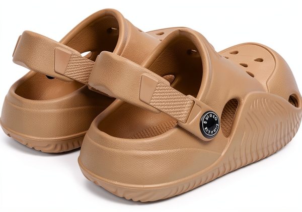KIDSUN Girls Toddler Clog B01 Apricot Size 6.5 Breathable Mesh EVA-5