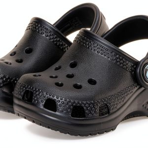 Crocs Kids Classic Littles Clogs Infant 2-3 White Slip-On EVA-0