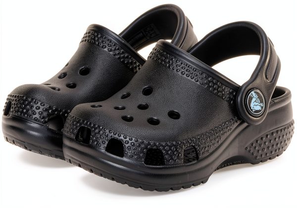 Crocs Kids Classic Littles Clogs Infant 2-3 White Slip-On EVA-0