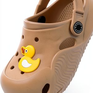 KIDSUN Girls Toddler Clog B01 Apricot Size 6.5 Breathable Mesh EVA-0