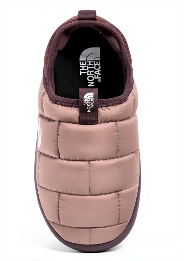 The North Face Girls ThermoBall Traction Mule II Pink Moss Fawn Grey-1
