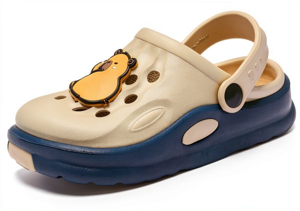 KiddoStep EVA Summer Clogs for Boys Model 8925-1 Blue Pink Lightweight-0