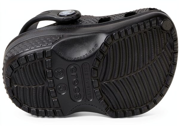 Crocs Kids Classic Littles Clogs Infant 2-3 White Slip-On EVA-2
