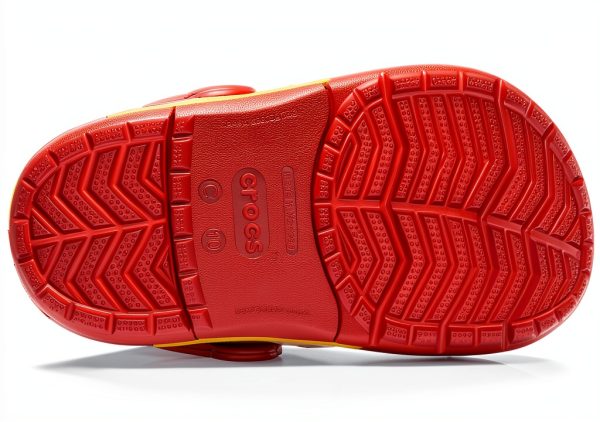 Crocs Crocband Cars Lightning McQueen Toddler Clogs Red Size 5-12-2