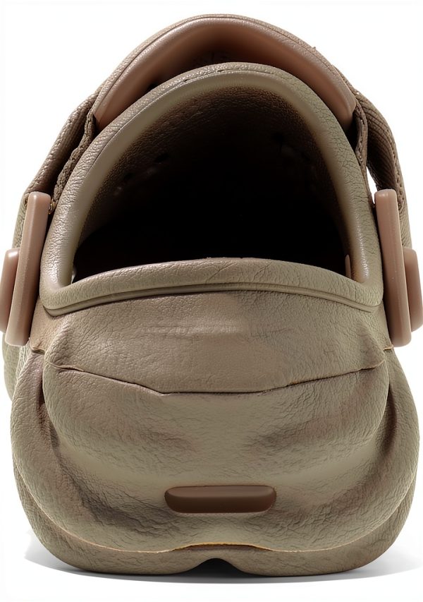 CozyKids Baby Boy Clog Shoes - Soft Leather Slip-On, Light Gray, Size-2