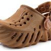 CozyKids Baby Boy Clog Shoes - Soft Leather Slip-On, Light Gray, Size-0
