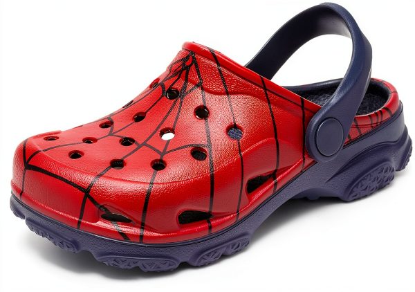 Kids' Water Shoes - Camo, Spider, and Rainbow Styles for Boys-0