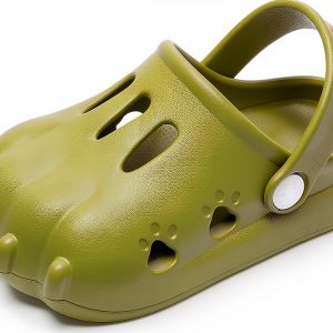 Cute Cartoon Cat Paw Clogs for Kids - EVA Summer Sandals-0