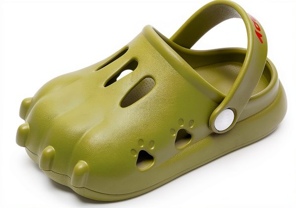 Cute Cartoon Cat Paw Clogs for Kids - EVA Summer Sandals-0