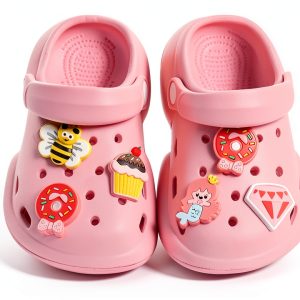 Kannier Kids Breathable Mesh EVA Clogs Lightweight Non‑Slip Shoes-0
