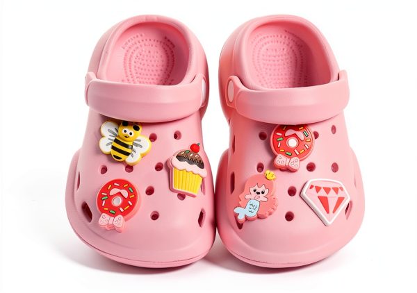 Kannier Kids Breathable Mesh EVA Clogs Lightweight Non‑Slip Shoes-0