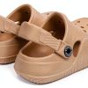 KiddoSteps EVA Toddler Clogs Breathable Mesh Shoes Apricot Blue Pink-2