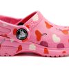 Crocs Pink Heart Multicolor Infant/Toddler Clogs Shoes-2