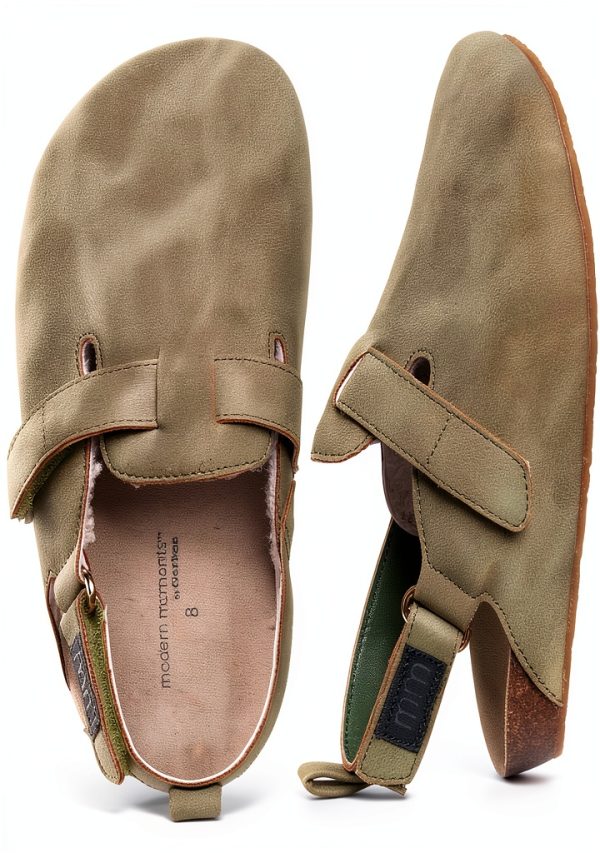 Gerber Modern Moments Toddler Clog Shoes Dark Green Sherpa Lined-2