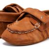 Ralph Lauren Layette Captain EZ K Infant Moccasin Crib Shoe Tan-1