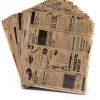 Newsprint Deli Paper 100 Sheets Flat Wrap by MHFOOU 15x11 Inch-5