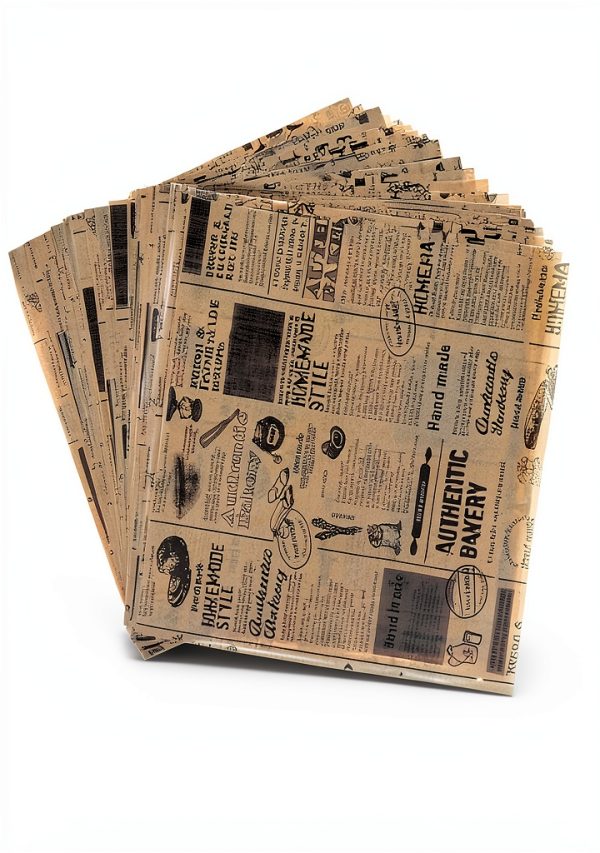 Newsprint Deli Paper 100 Sheets Flat Wrap by MHFOOU 15x11 Inch-5