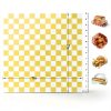 Deli Paper Sheets SUPVIB 100pcs 7x7in 4‑Color Checkered Wax Paper-1