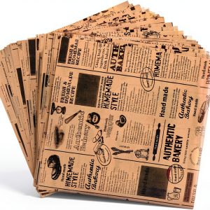Newsprint Deli Paper 100 Sheets Flat Wrap by MHFOOU 15x11 Inch-0