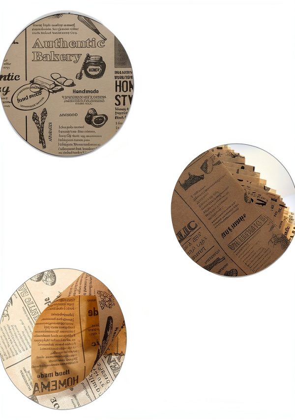 Newsprint Deli Paper 100 Sheets Flat Wrap by MHFOOU 15x11 Inch-3