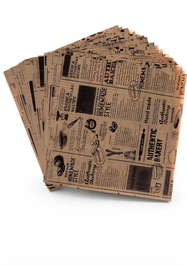 Newsprint Deli Paper 100 Sheets Flat Wrap by MHFOOU 15x11 Inch-6