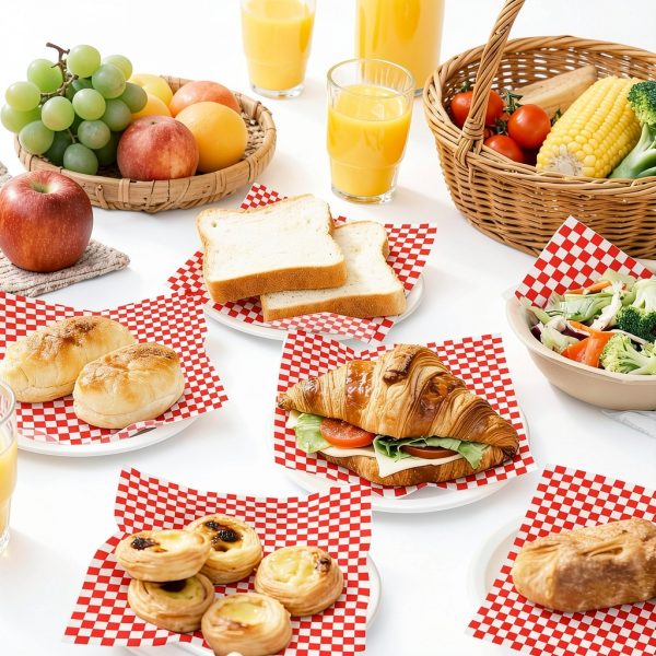 Wax Paper Sheets 12x12 Inch Grease Proof Deli Paper by Neyimqr 120pcs-6