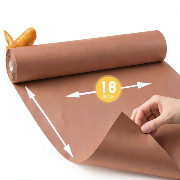 PerkHomy 18" x 200' Pink Butcher Paper Roll for Smoking Meat-1