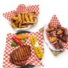 115pcs Deli Paper Sheets - 12x12" Sandwich Wrapping Paper, Checkered Wax Paper, Premium Grease Resistant Food Basket Liners-6