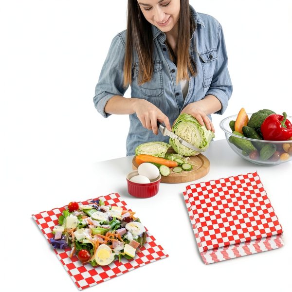Deli Paper Sheets PANKQQ 7x7 Inch Grease Resistant 100 Sheets-5